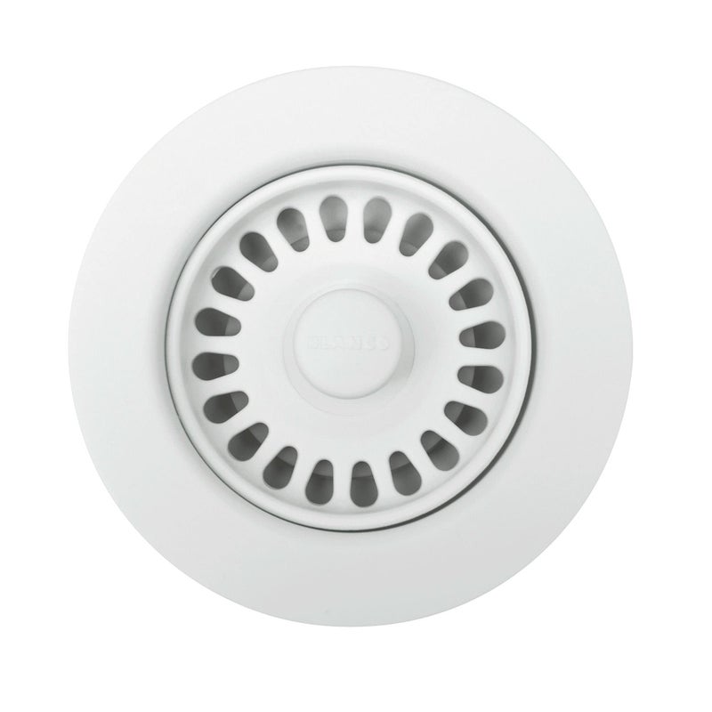 BLANCO, White 441091 SILGRANIT-Matched Kitchen Drain Basket Strainer, 3.5" - Image 1